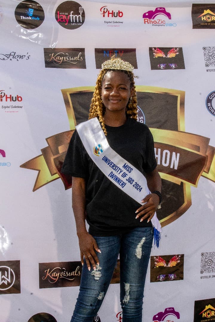 Miss University of Jos at the #beadathon