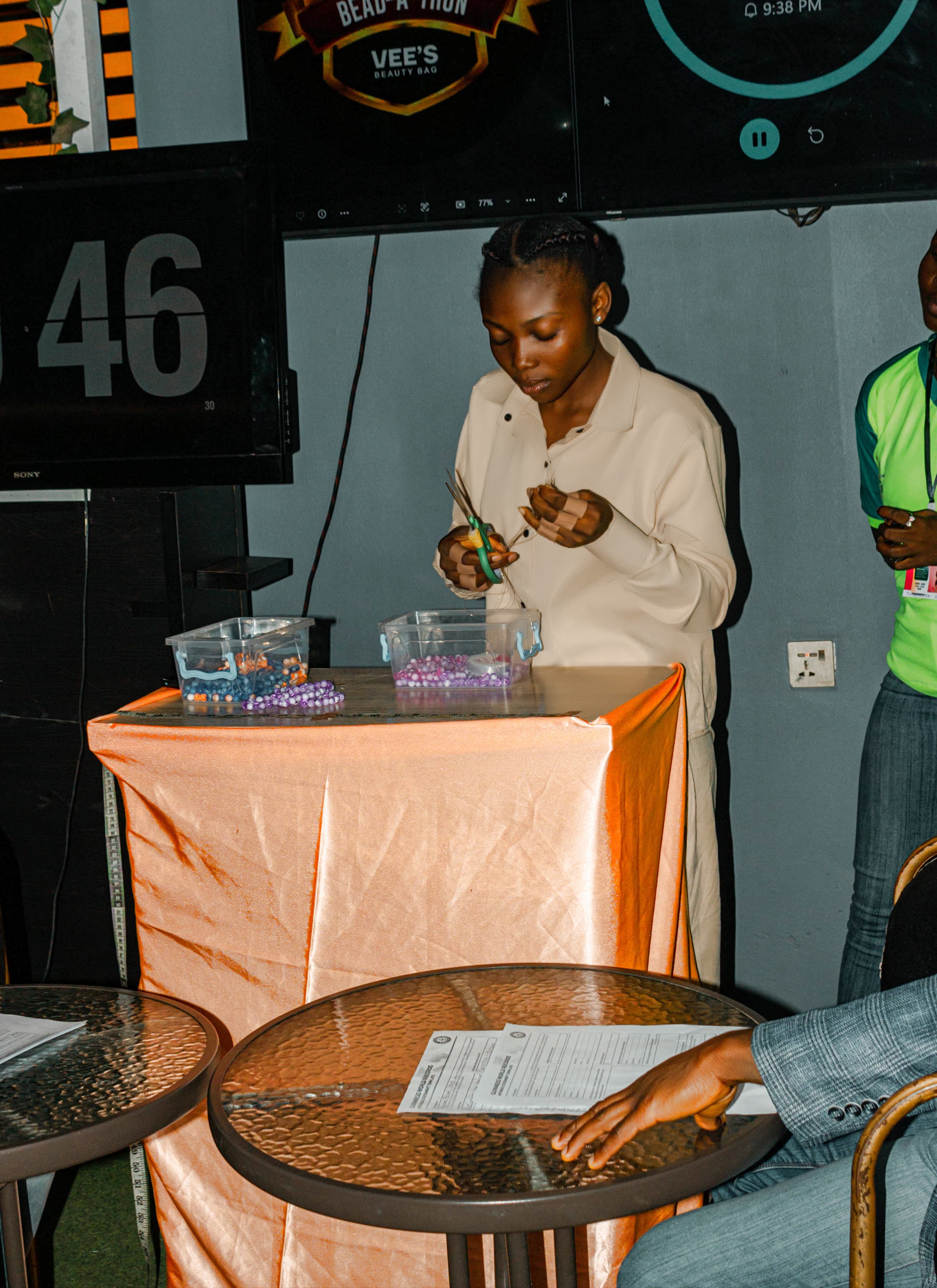 Victoria Ishaku during the attempt