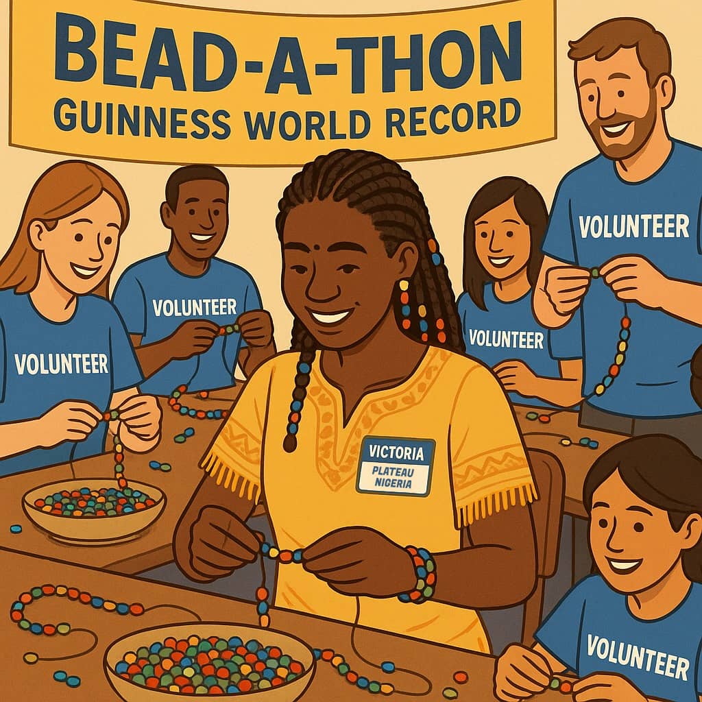 Volunteers working together